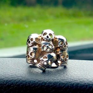 Vintage Original 60’s SKULLS Solid Sterling.925